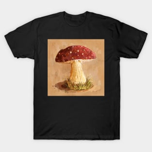 Fly Agaric Mushroom Painting T-Shirt